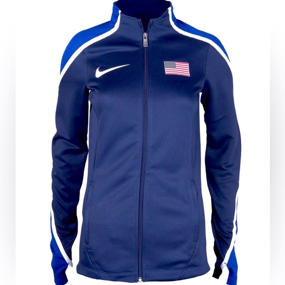 Nike USA Athletic Full Zipper Jacket - Picture 1 of 7
